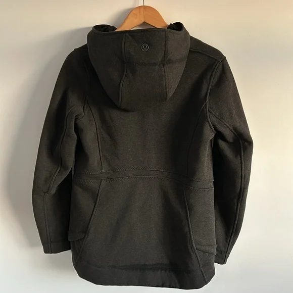 Lululemon Cozy Up Jacket Charcoal Gray Black Lightweight Coat Size 6 - Picture 13 of 17